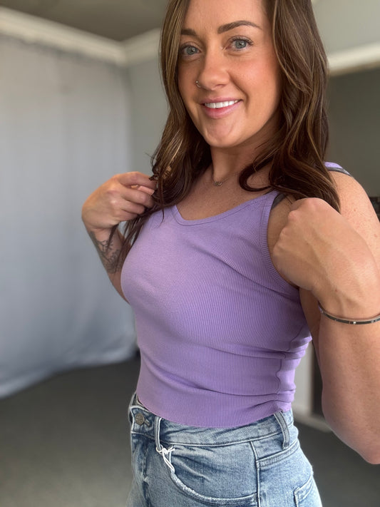 Hannah Ribbed Tank