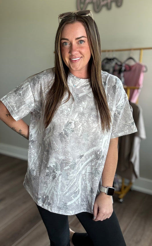 Lt. Camo Boxy Tee