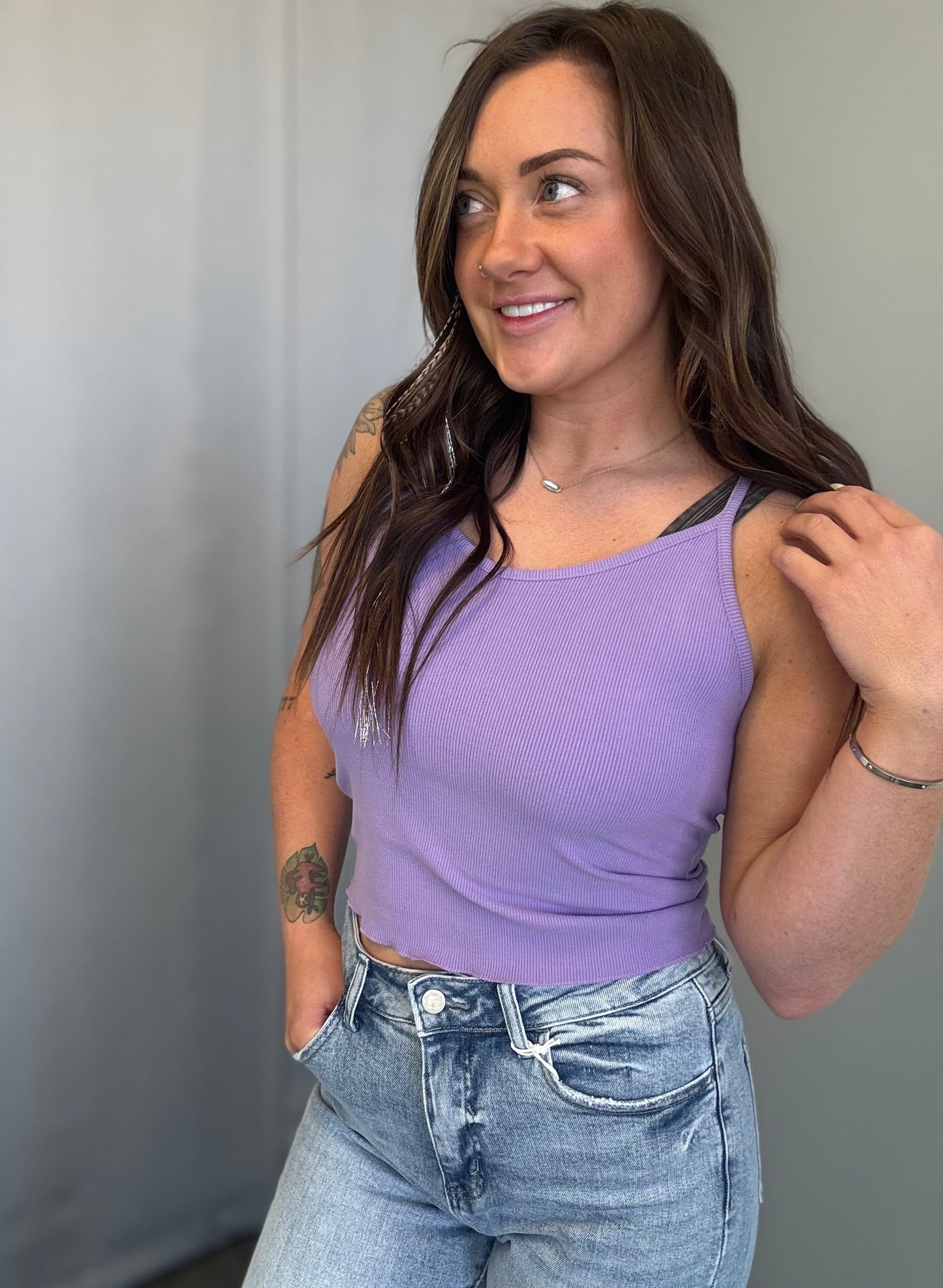 Hannah Ribbed Tank