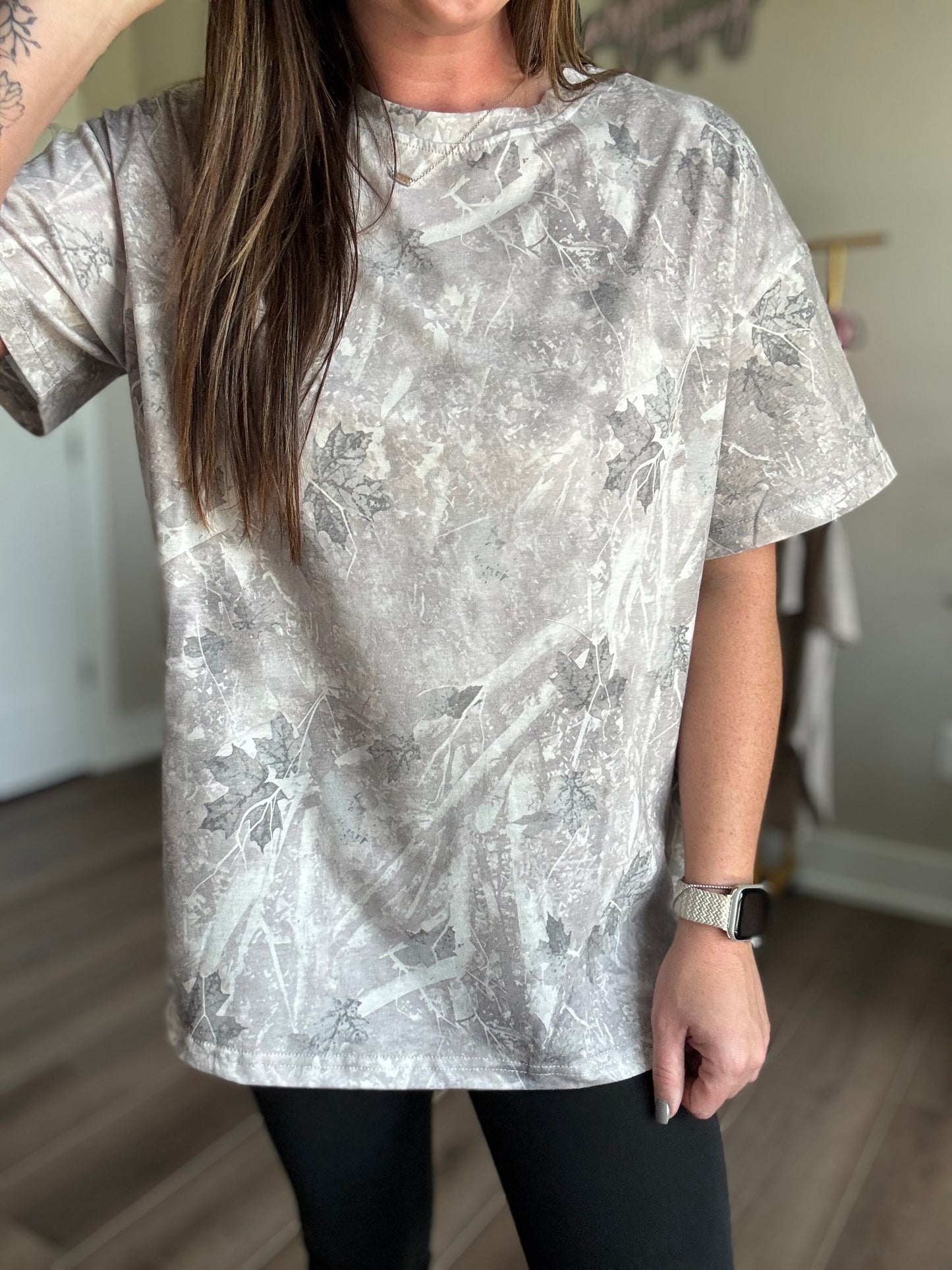 Lt. Camo Boxy Tee