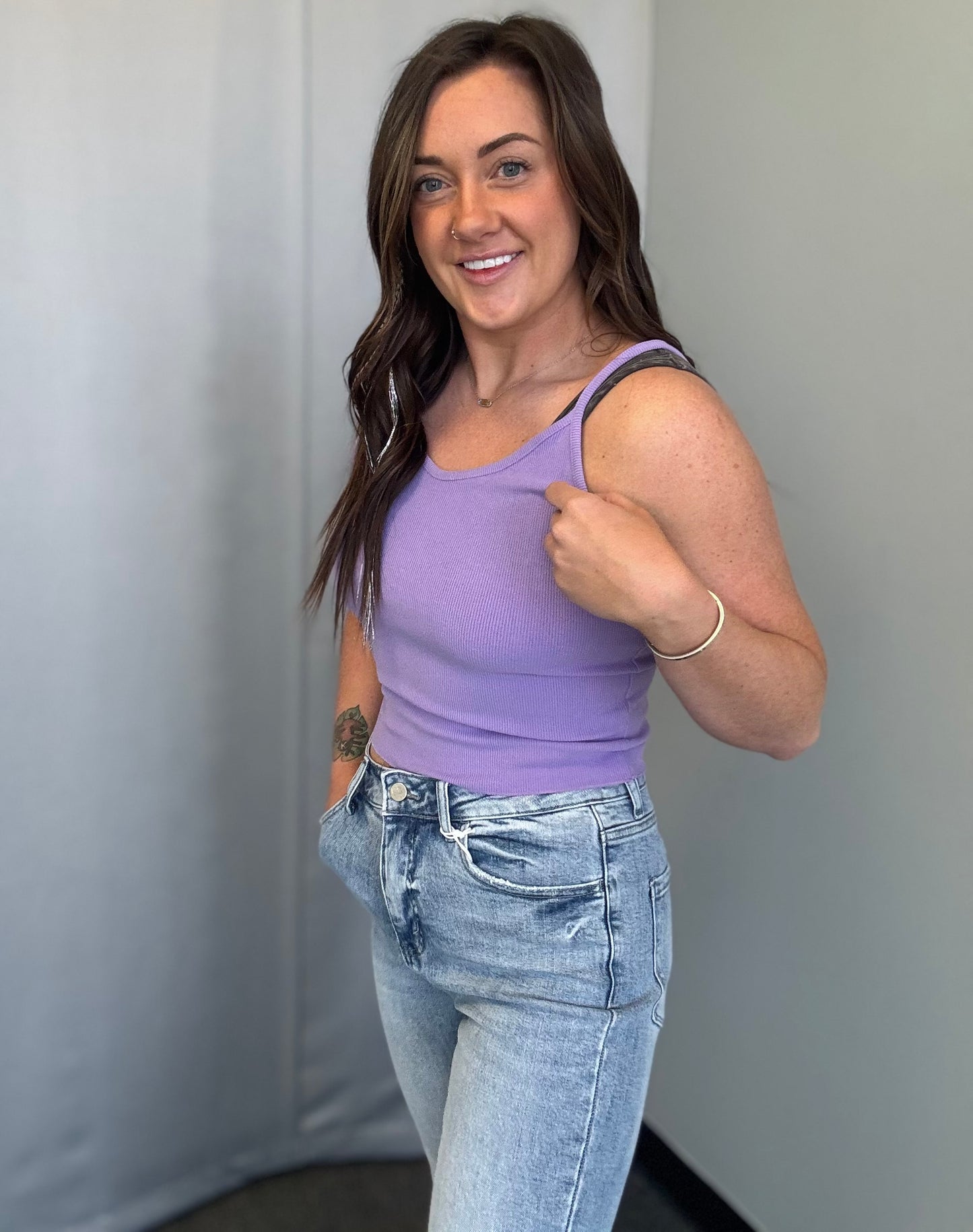 Hannah Ribbed Tank
