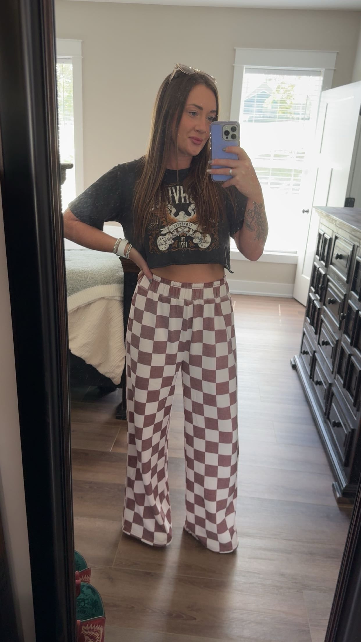 Checked Out Sweatpants