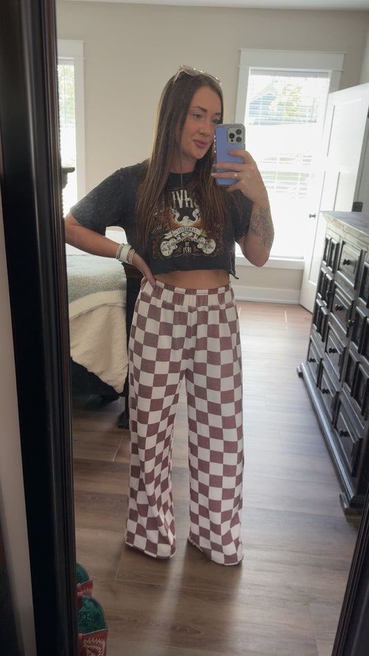 Checked Out Sweatpants