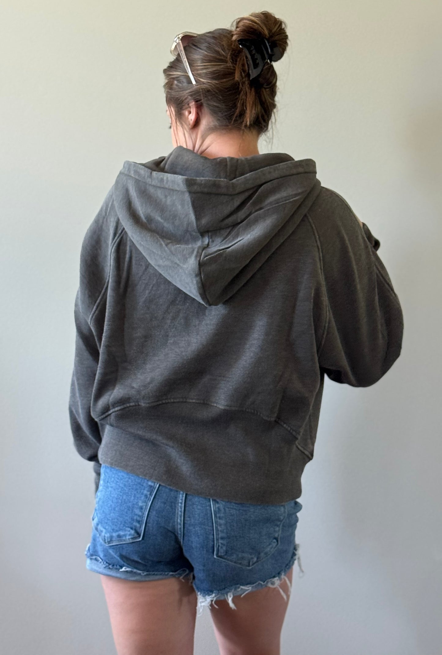 Charcoal Quarter Zip Pullover