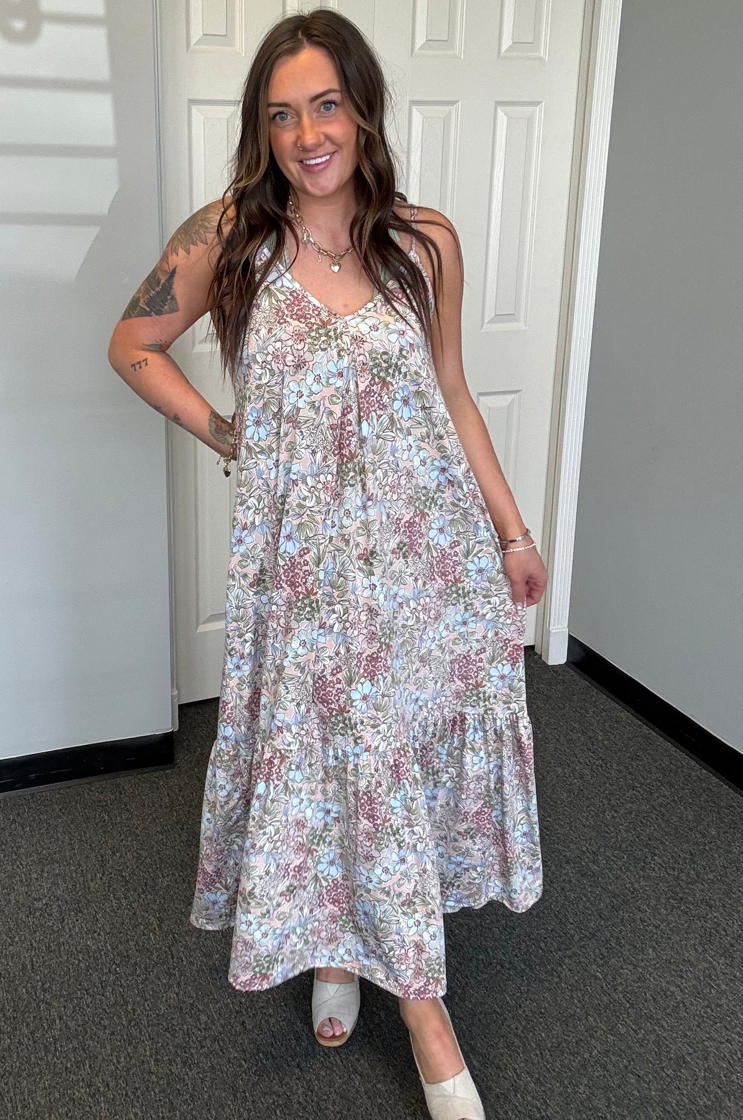 Nova Floral Dress