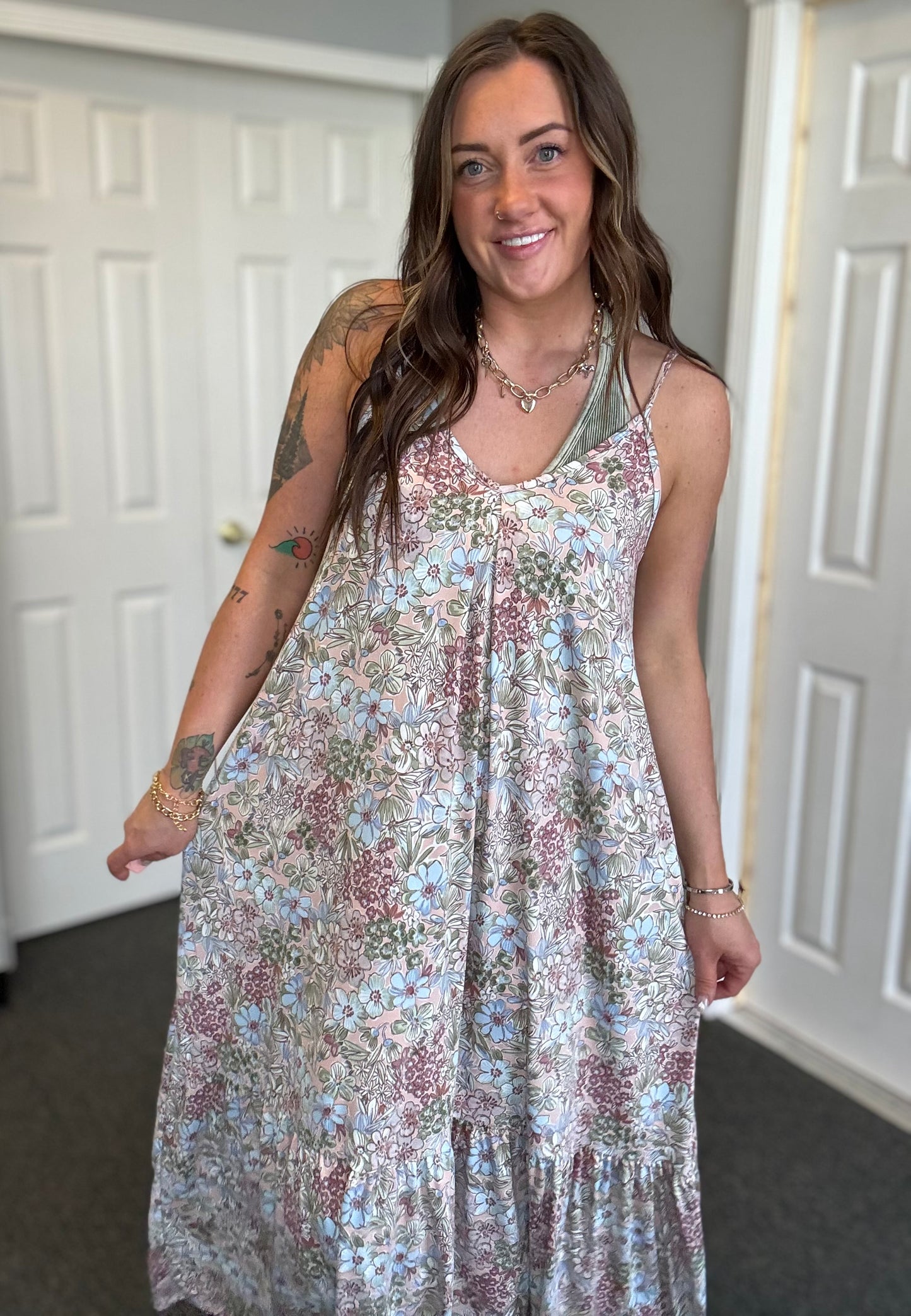 Nova Floral Dress