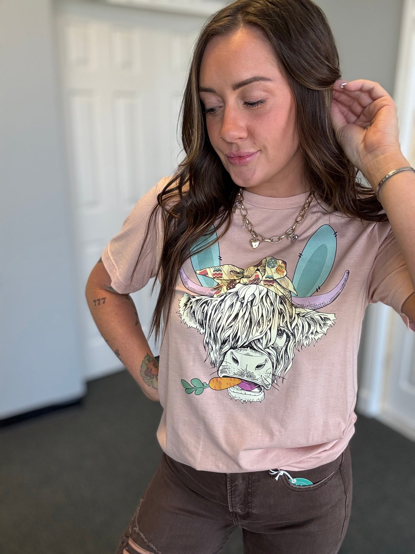Easter Cow Graphic Tee