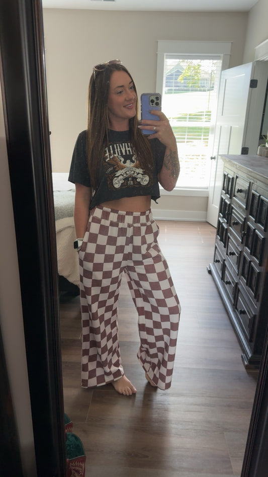 Checked Out Sweatpants